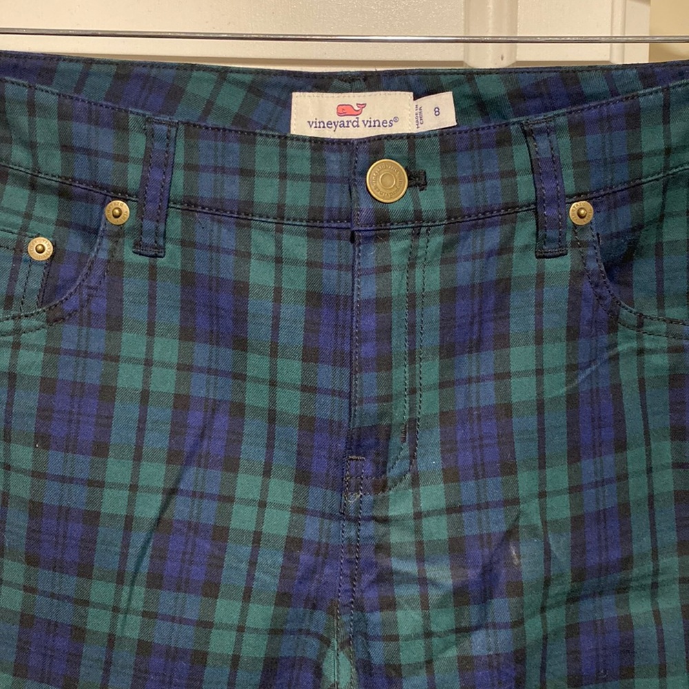 Vineyard Vines plaid pants sz 8